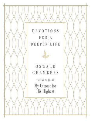 cover image of Devotions for a Deeper Life